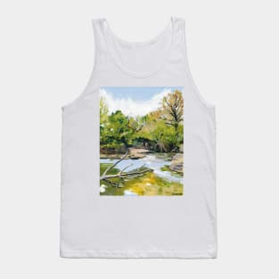 Clear Waters, Creek Acrylic #3 Tank Top